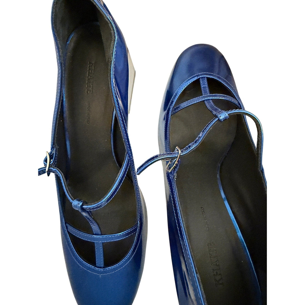Khaite Sapphire Metallic Fawn Pump H.65 Heels EU 38.5 (US 8-8.5) - Image 5