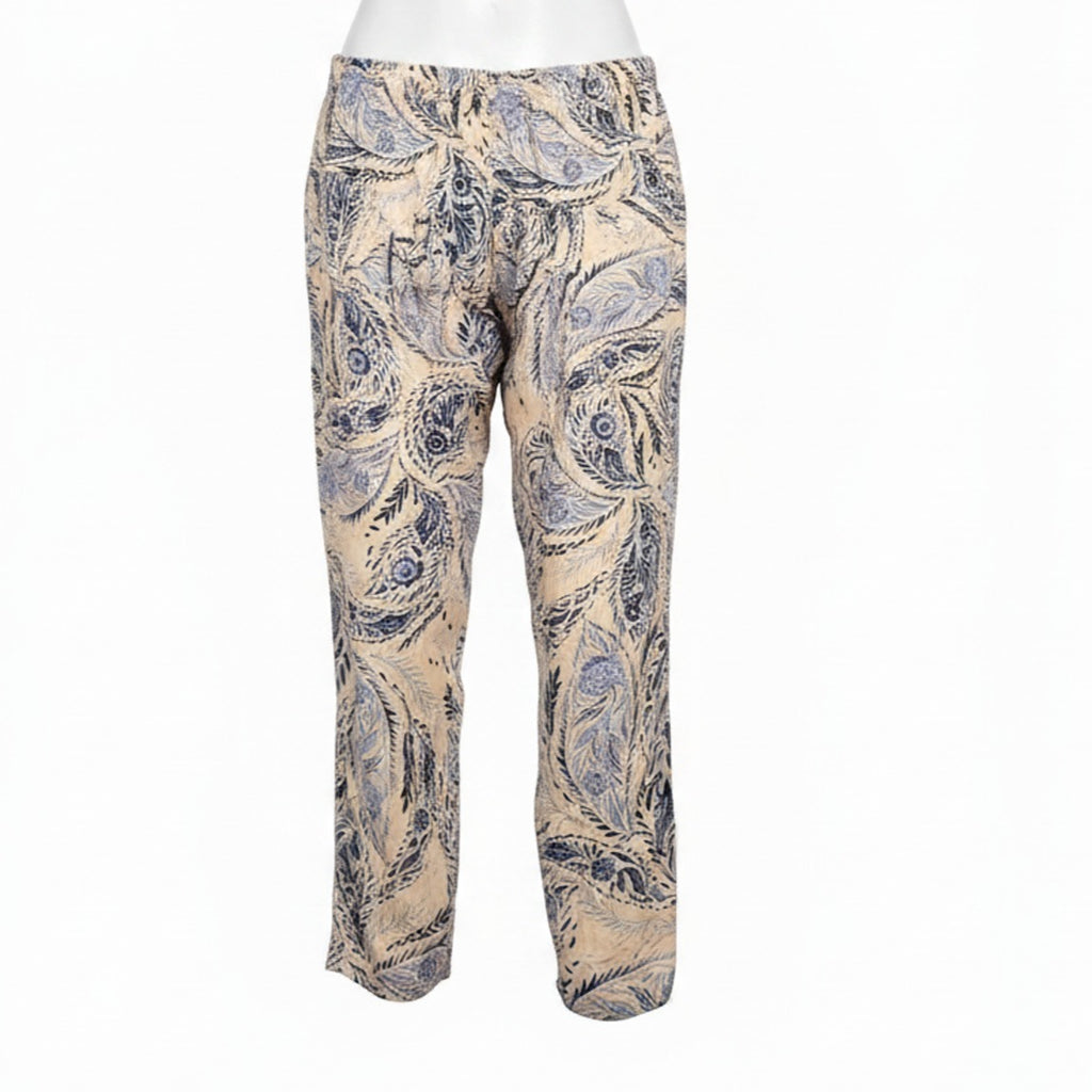 Tysa Los Angeles Blue Floral 3033 Harem Pants NWT Size 2/ US Small - Image 1