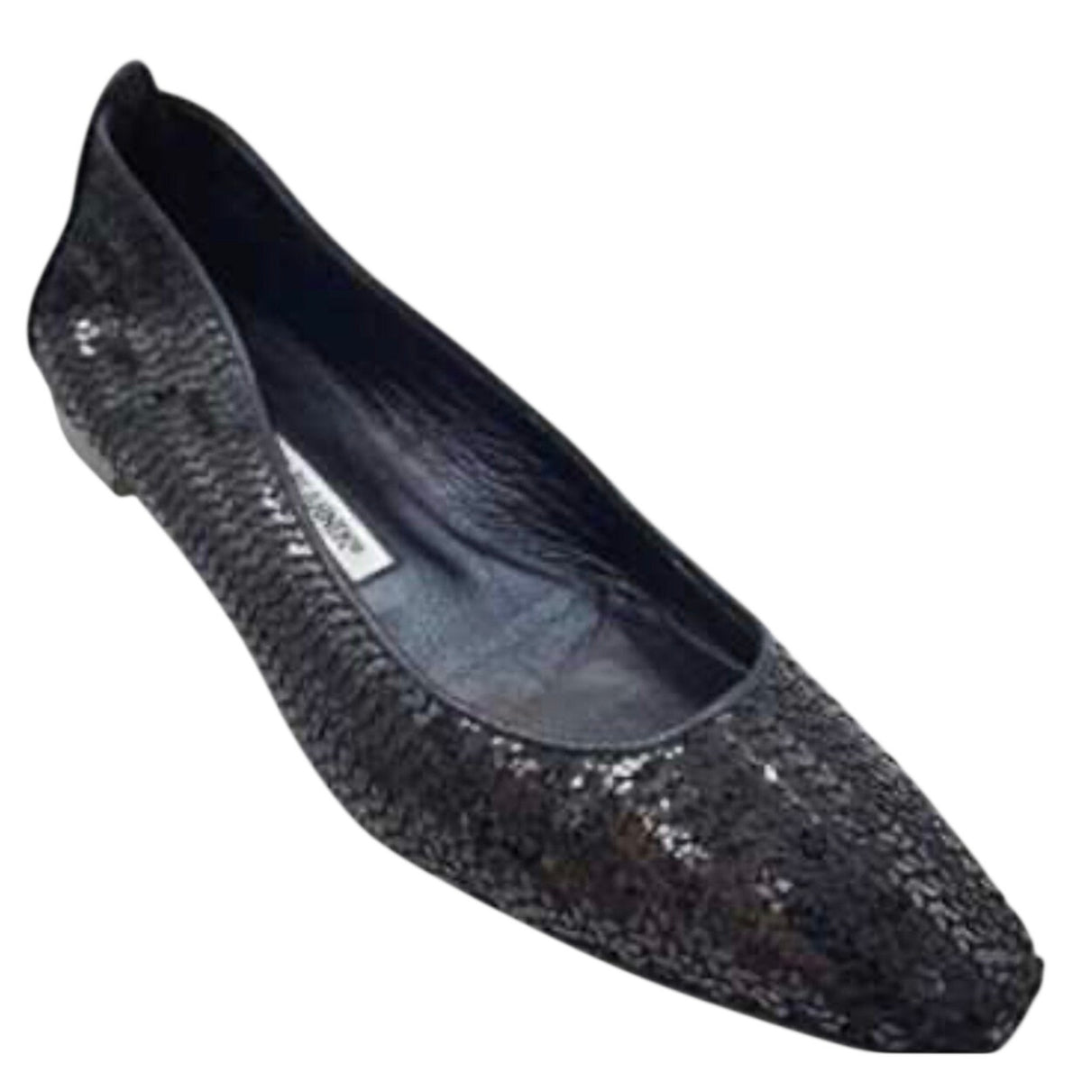 Manolo Blahnik Black Pointed-Toe Flats EU 41 (US 10.5)