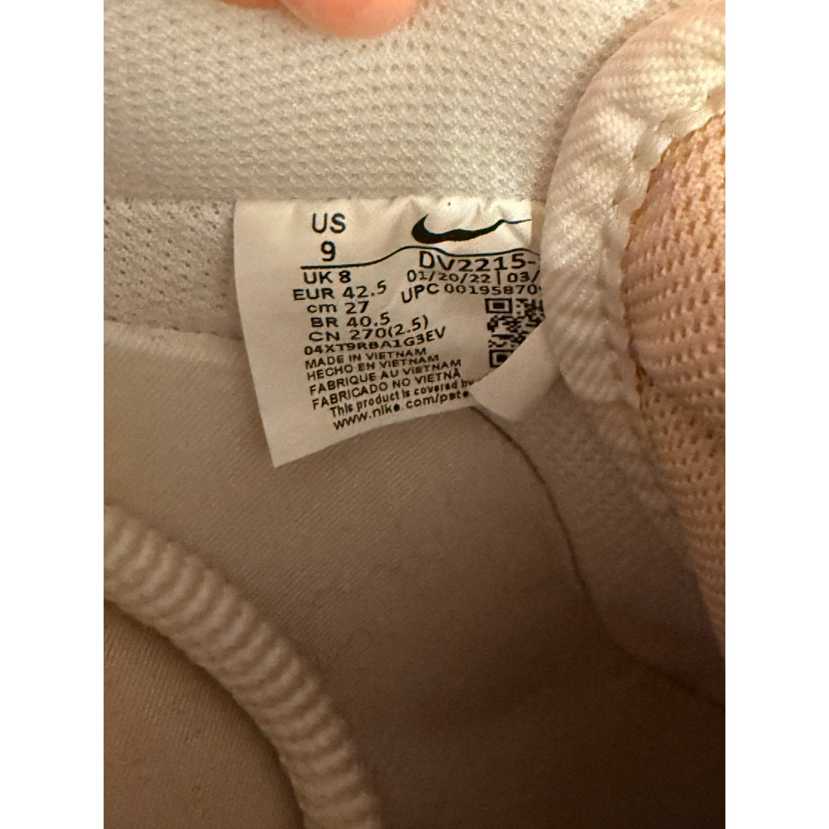Nike Sail Air Force 1 '07 LA Flea Anniversary Sneakers Women's 11