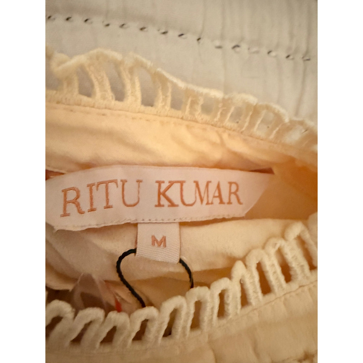 Ritu Kumar Ivory Blouse Size S