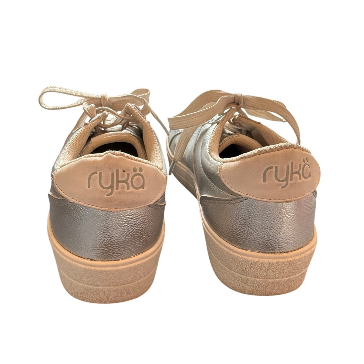 Ryka Metallic Silver Viv Classic Sneakers Size 8