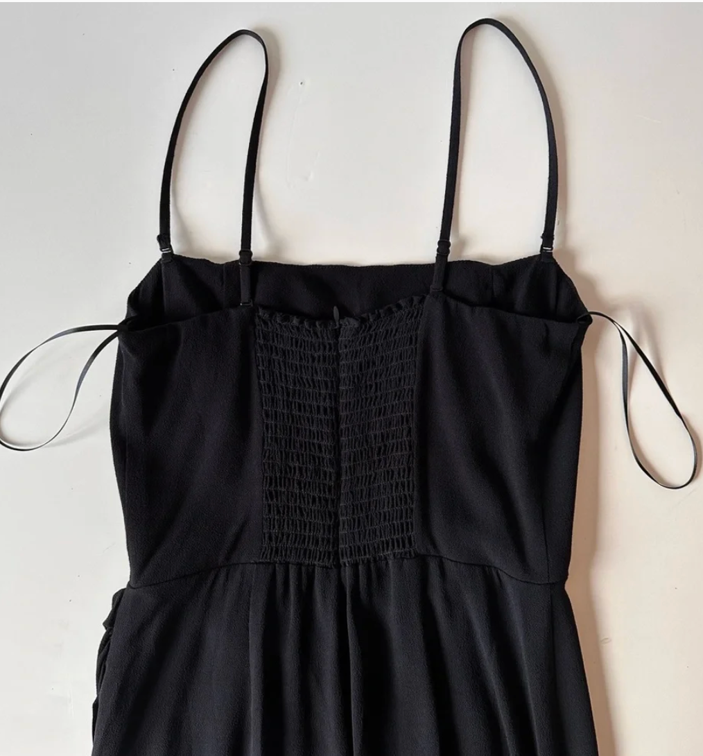 Reformation Sia Black NWT Dress Size 2