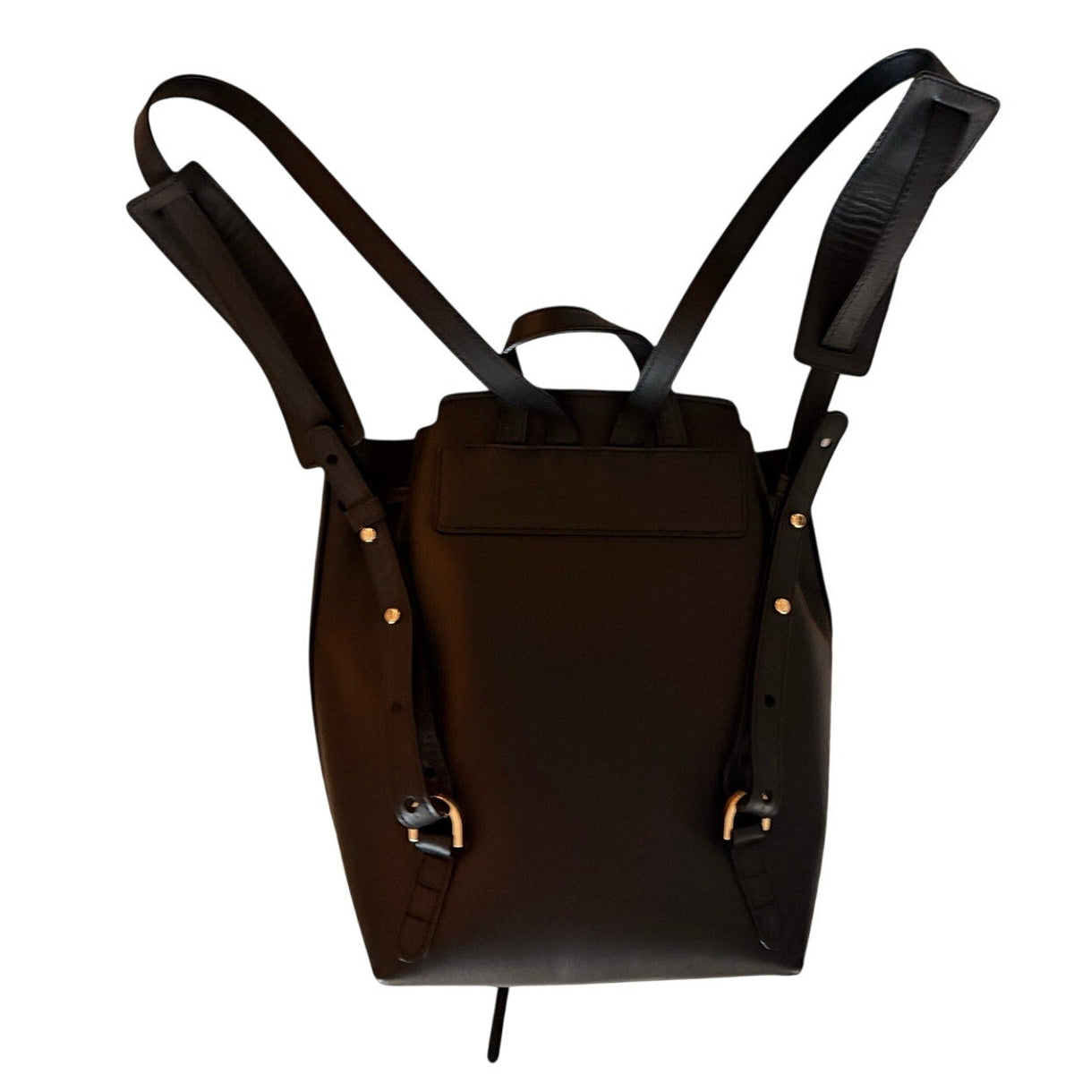 Mansur Gavriel Mini Backpack Black Italian Leather